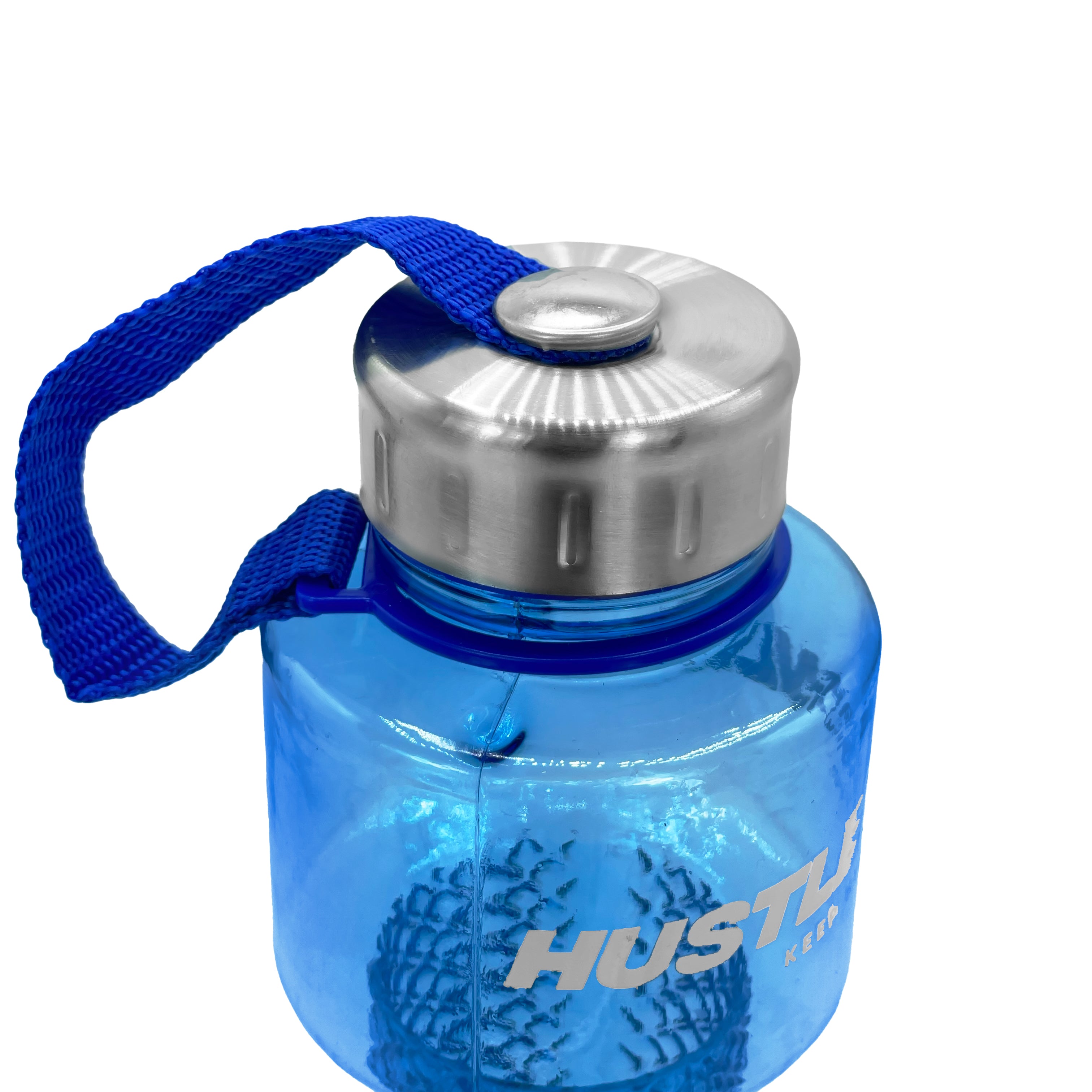 Dumbbell Water Bottle - Blue