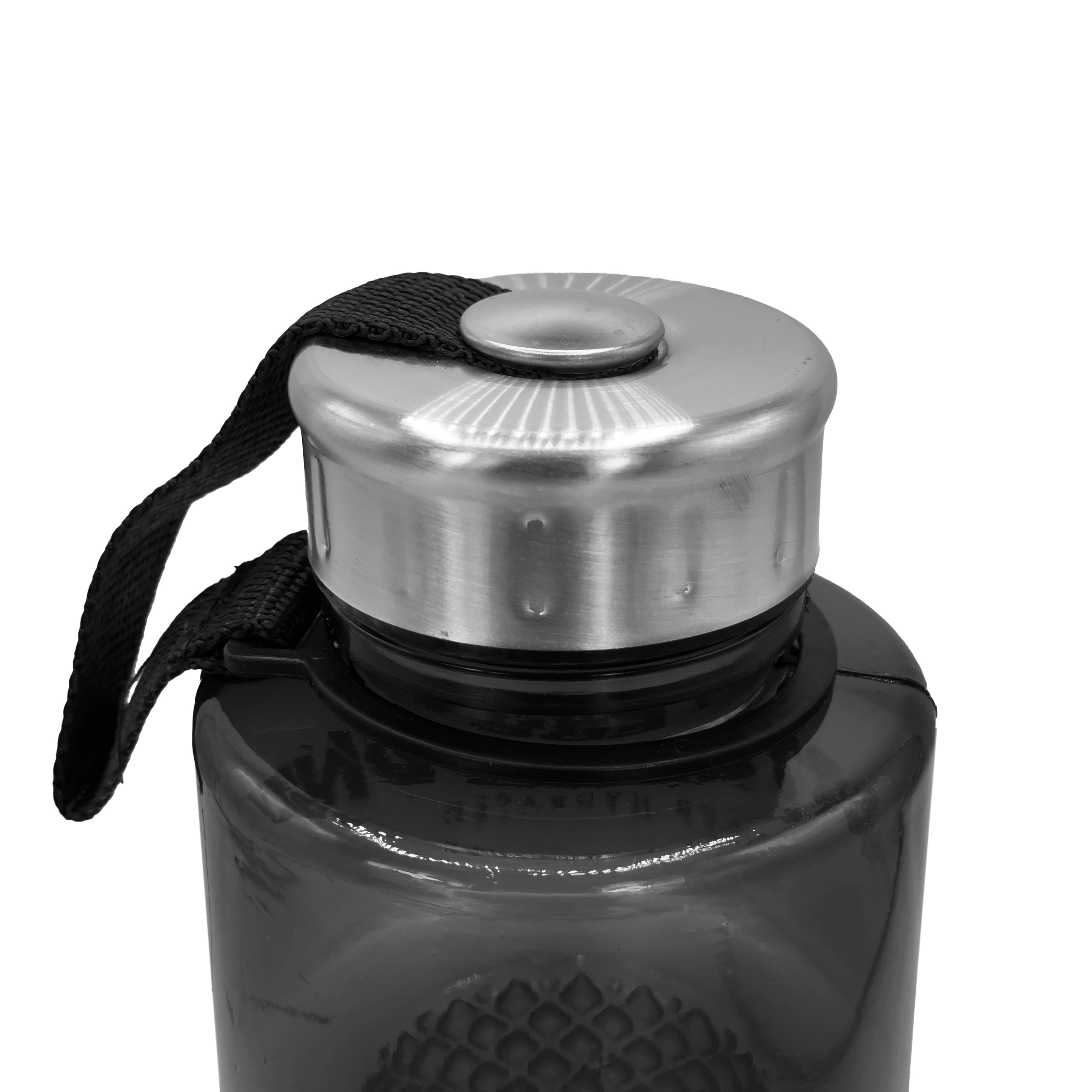 Dumbbell Water Bottle - Black