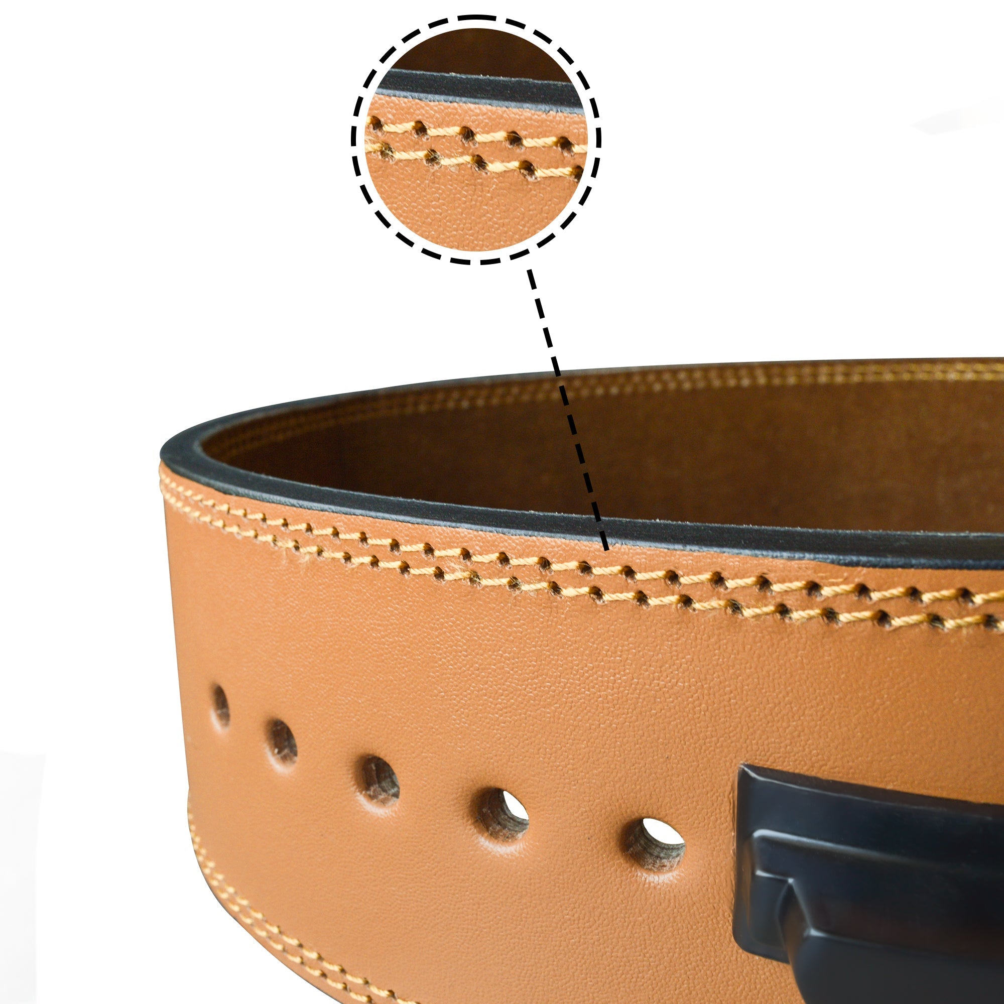 13mm Brown Premium Weightlifting Lever Belt For Gym | HustlersOnlyPK