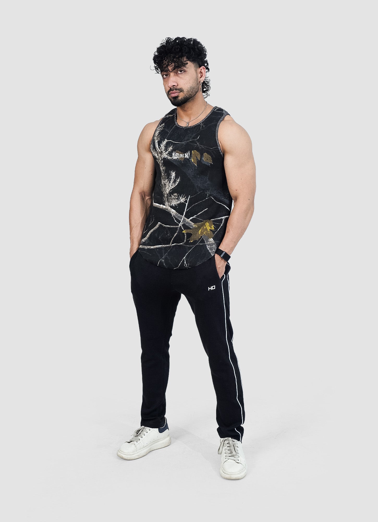 Ribbed Tank - Dark Woodland