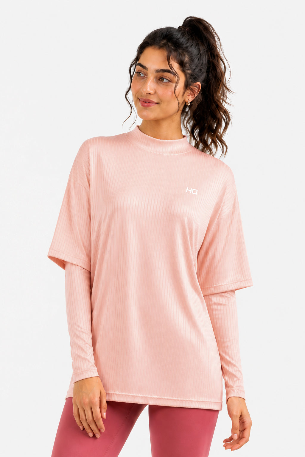 Essential Modest Top - Peach