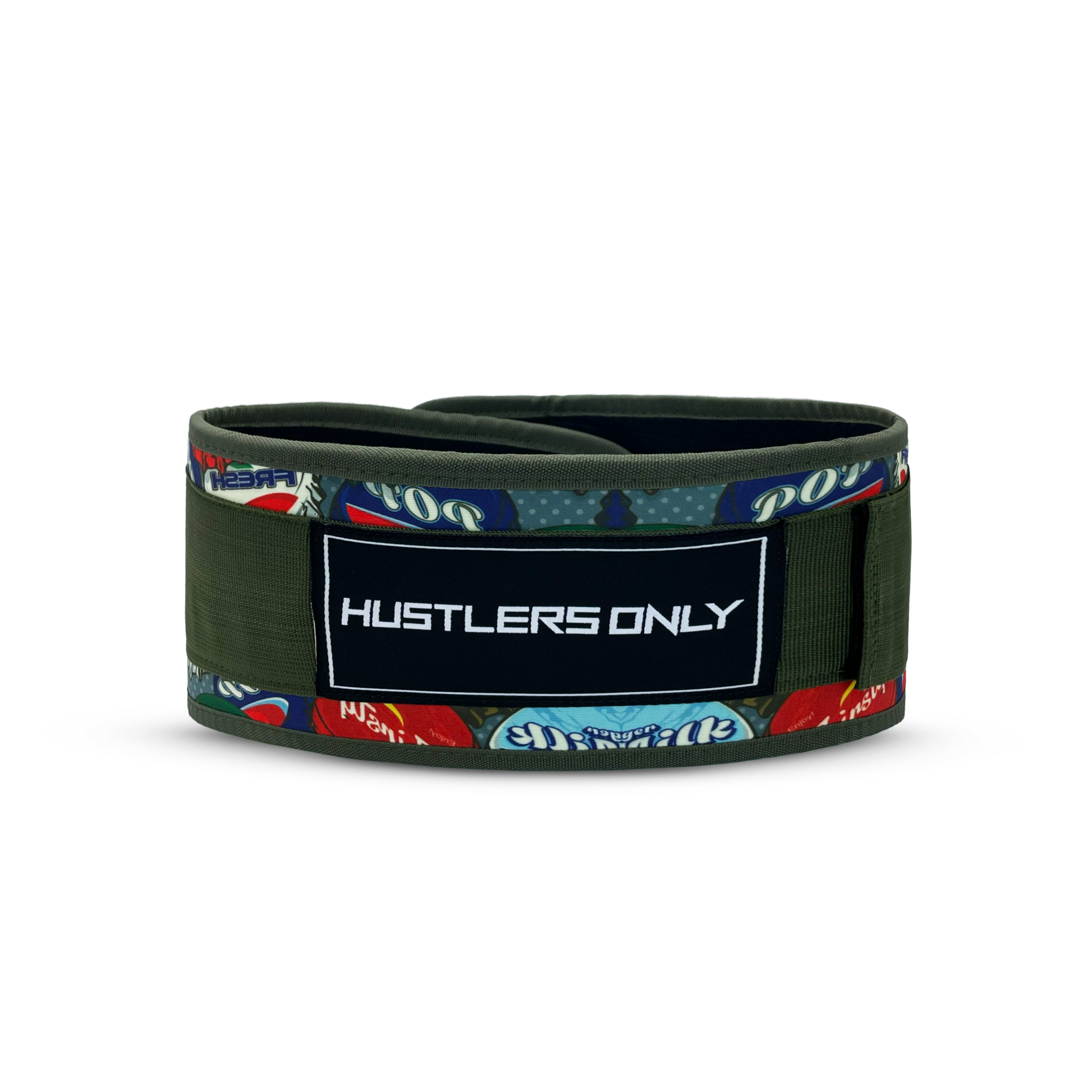 Nylon Weightlifting Belt - Earth Green