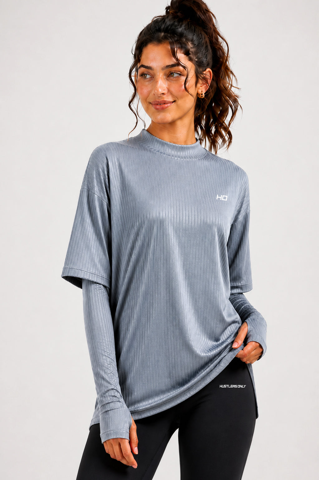 Essential Modest Top - Grey