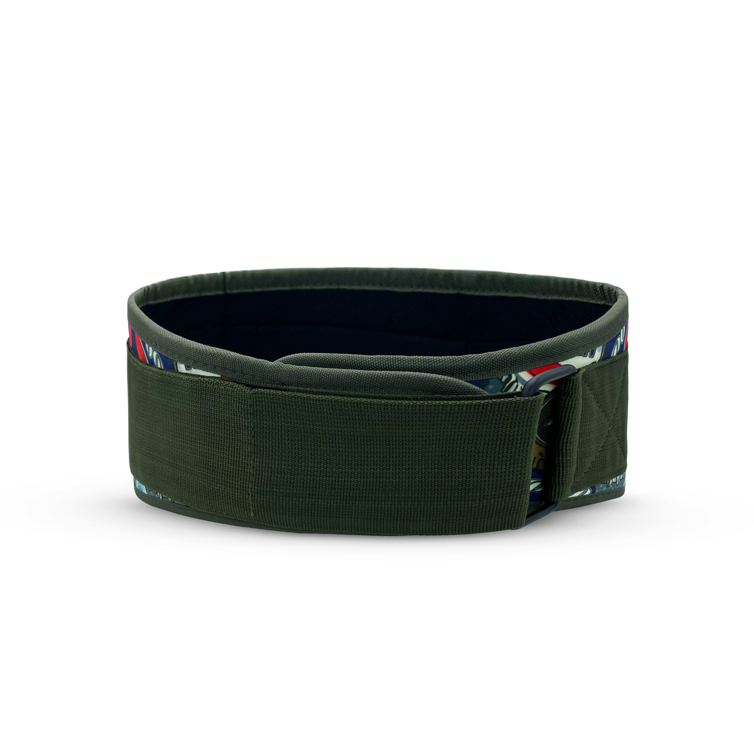 Nylon Weightlifting Belt - Earth Green