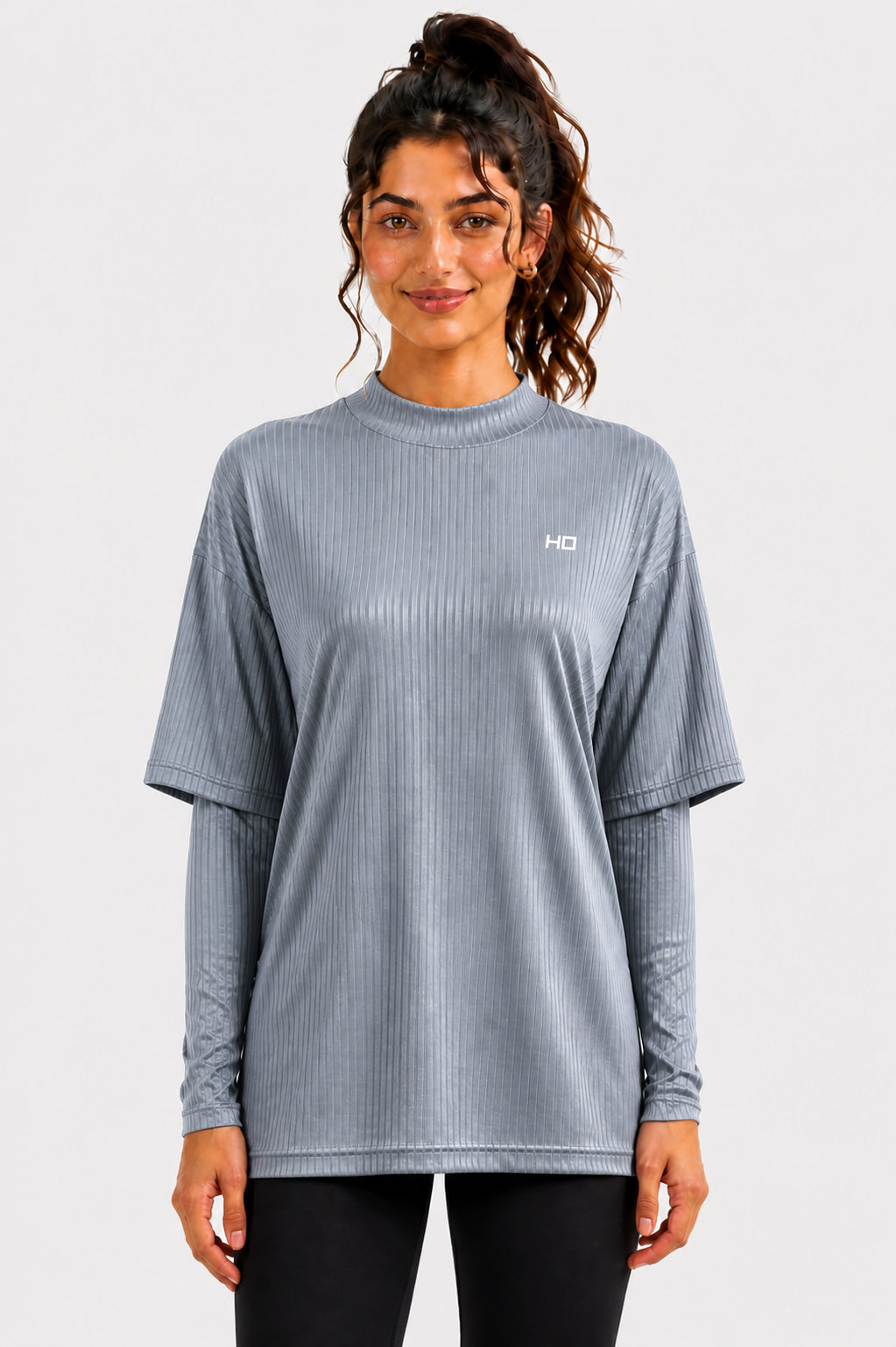 Essential Modest Top - Grey