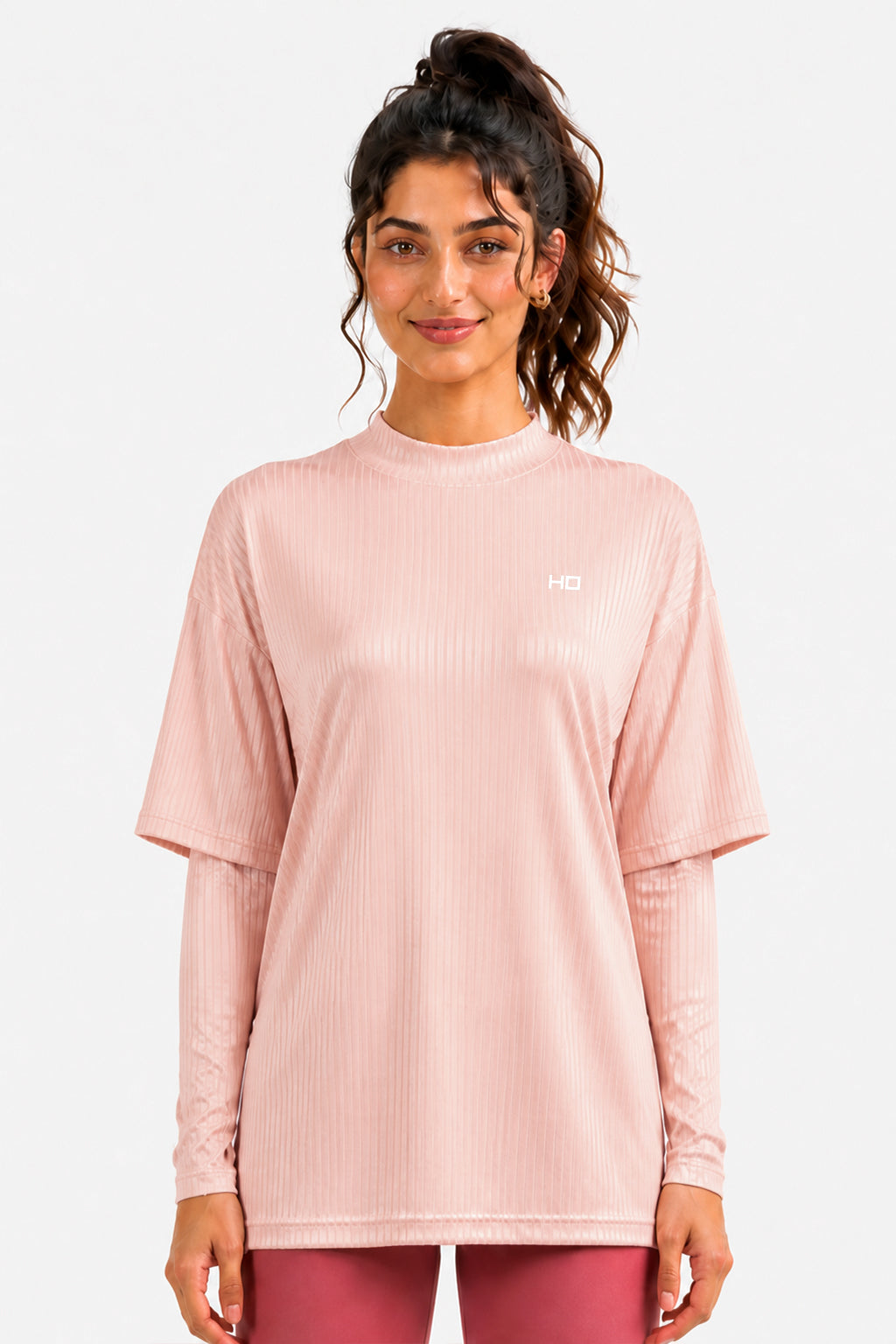 Essential Modest Top - Peach