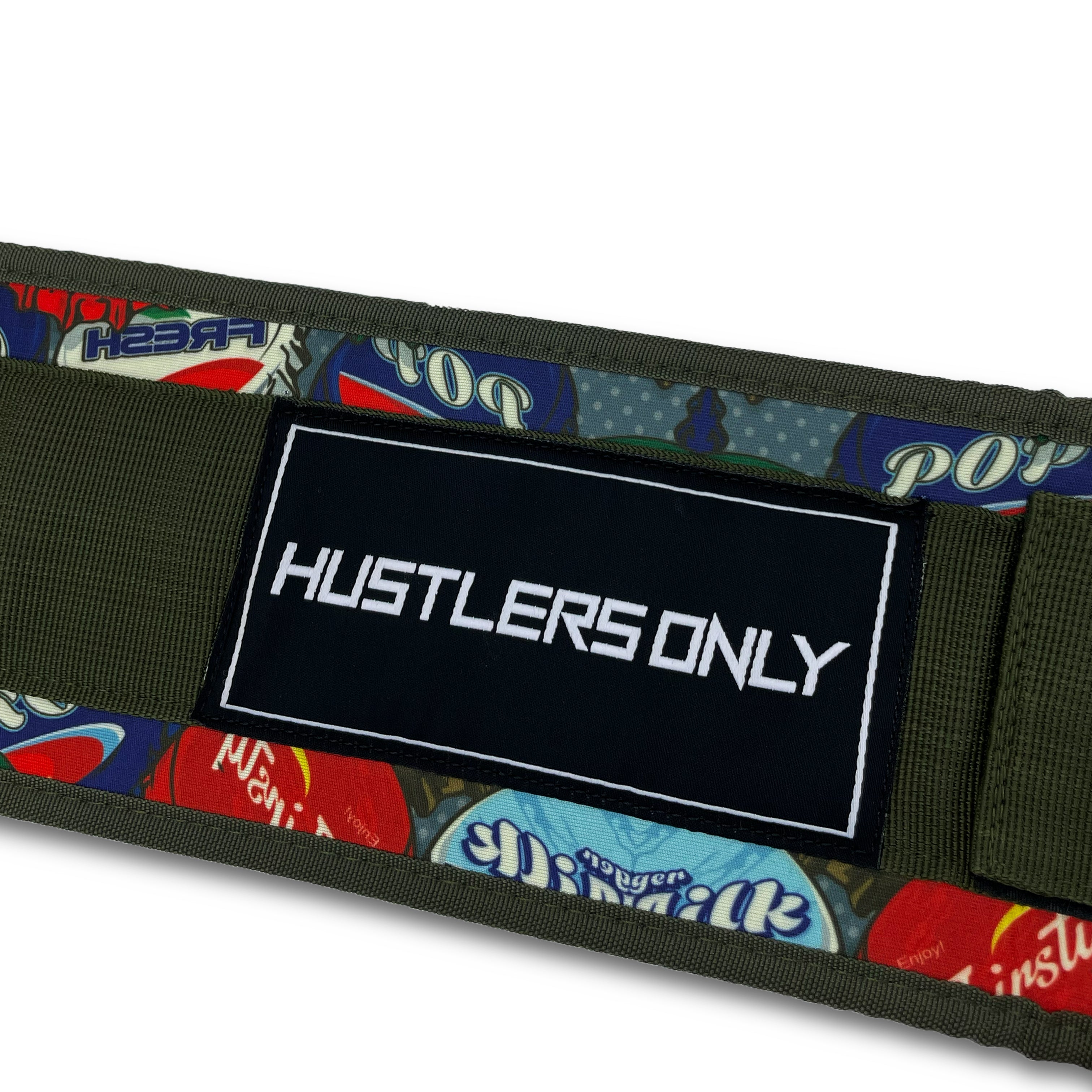 Nylon Weightlifting Belt - Earth Green