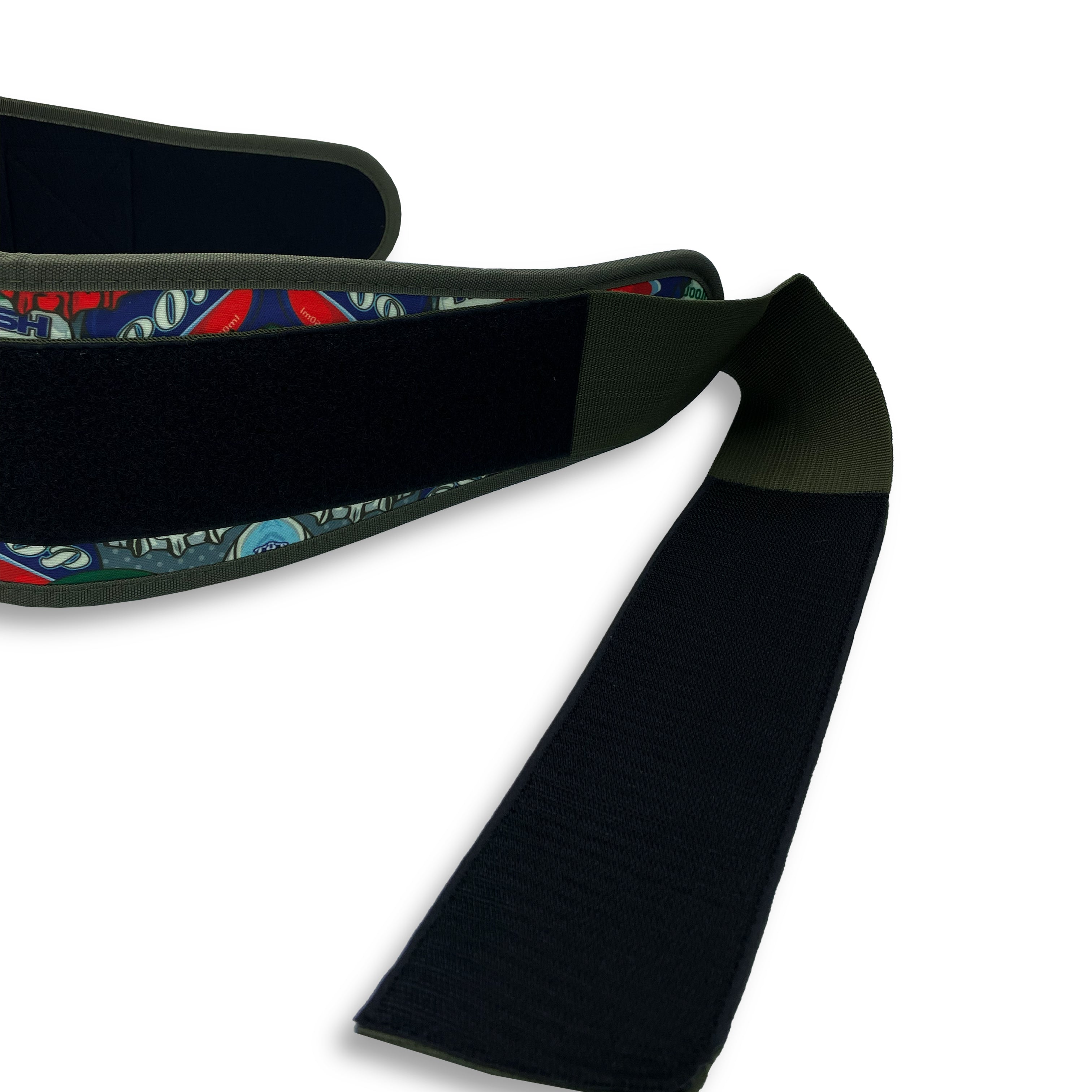 Nylon Weightlifting Belt - Earth Green