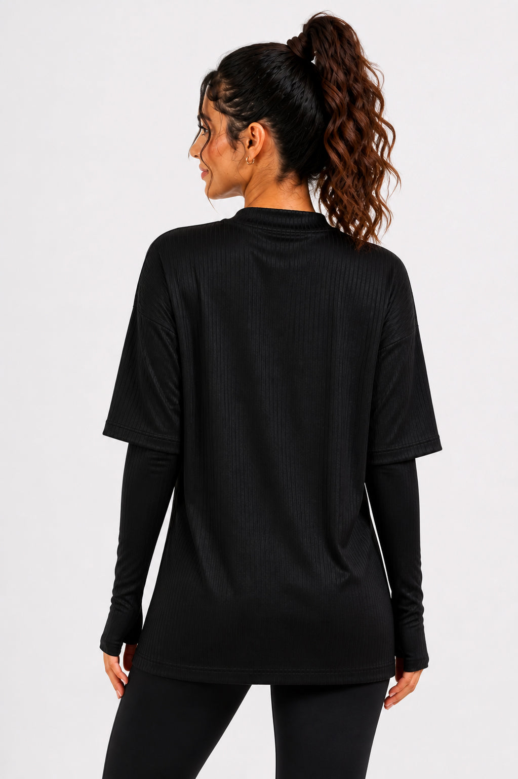 Essential Modest Top - Black