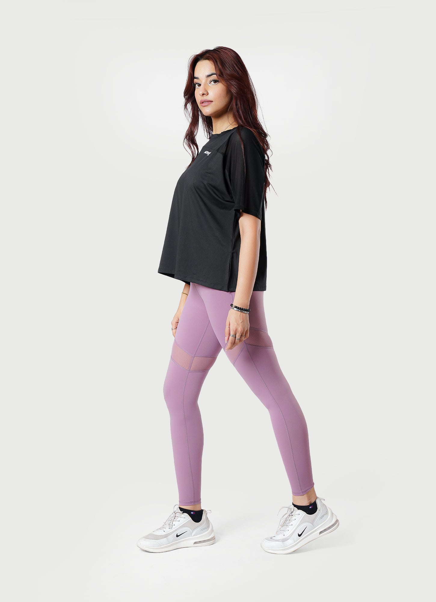 Black Breeze T Shirt With Mesh for Gym | HustlersOnlyPK