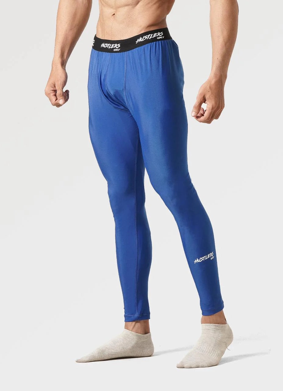 Compression Blue Leggings for Mens | HustlersOnlyPK