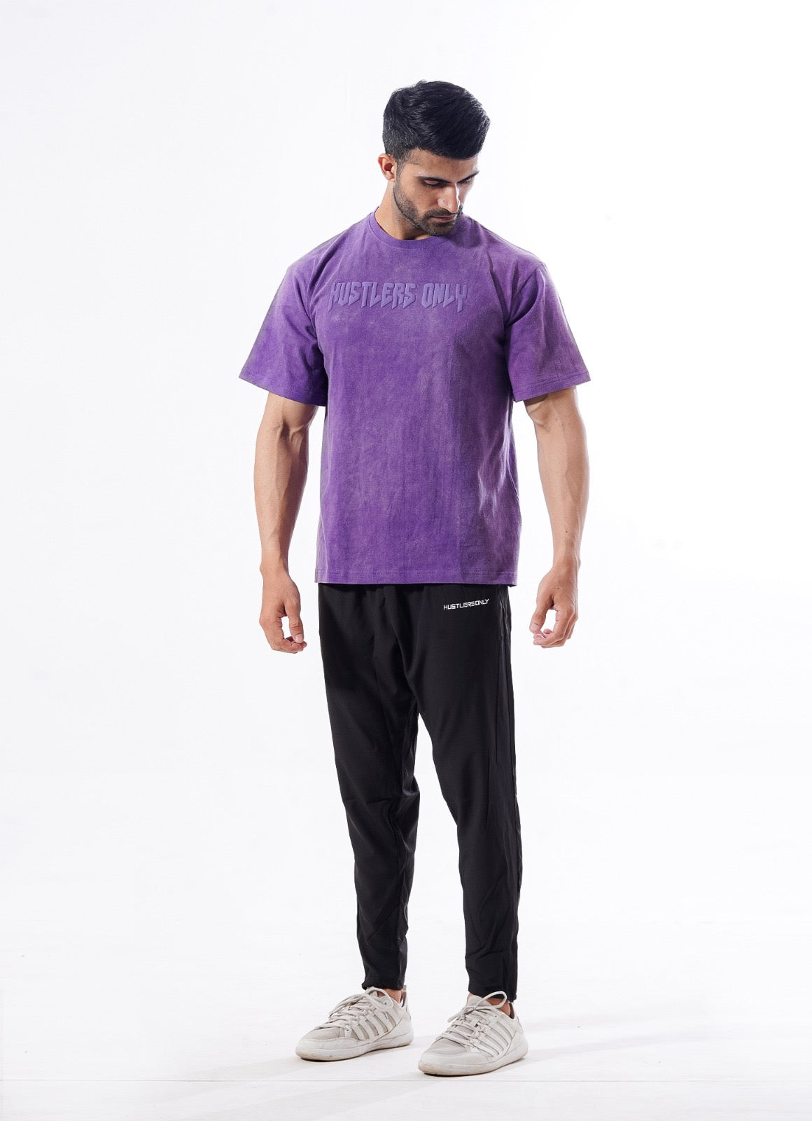 Drippy Acid Wash Purple T-shirt For Men | HustlersOnlyPK