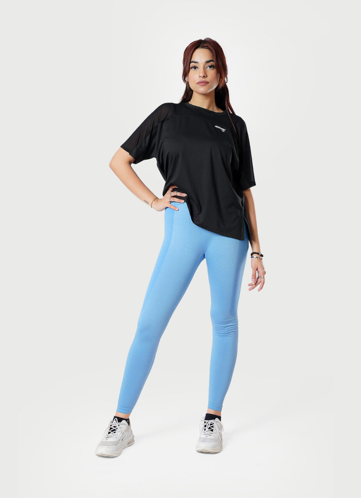 Everyday Seamless Leggings In Electric Blue Colour For Women | HustlersOnlyPK