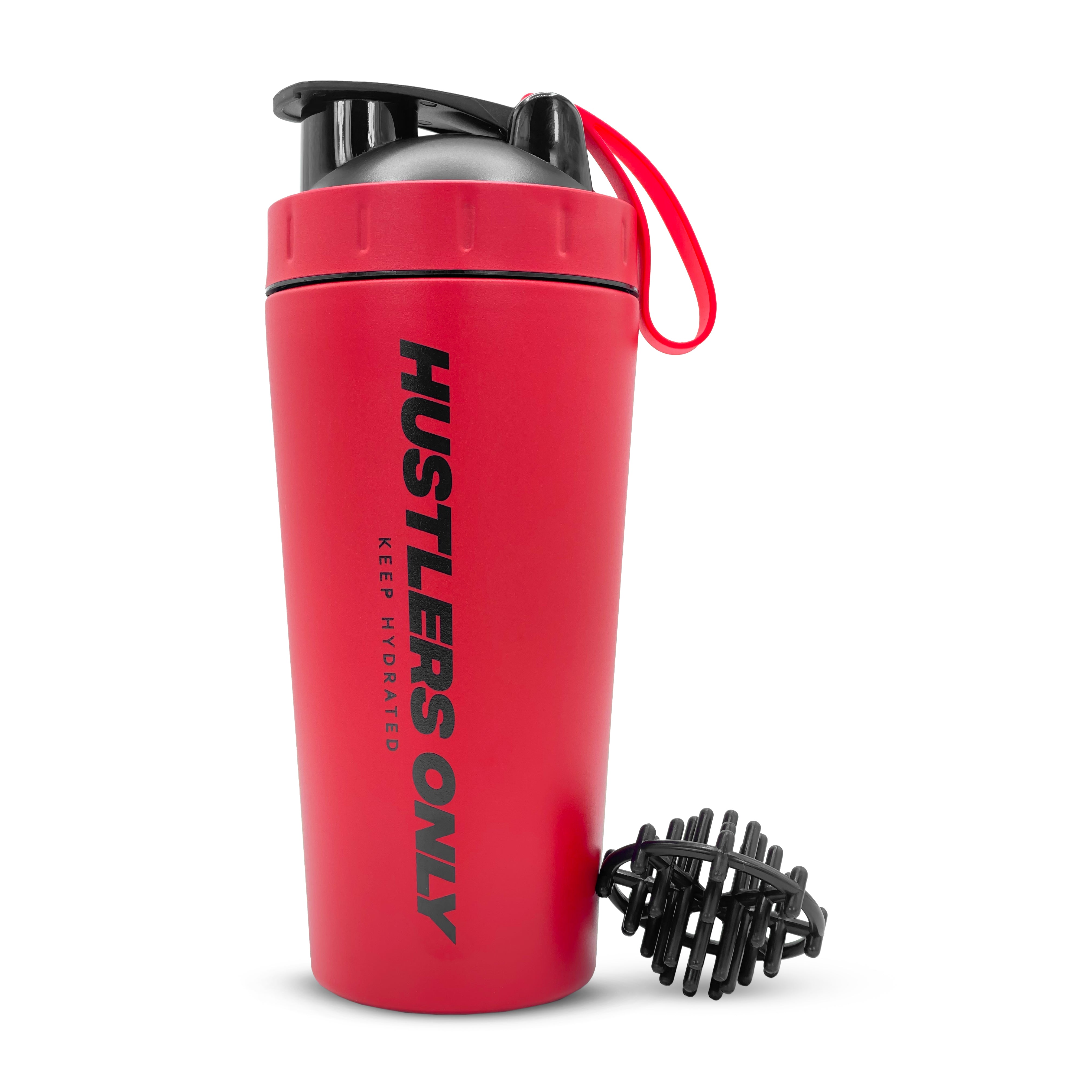 Stainless Steel Shaker Bottle - Red