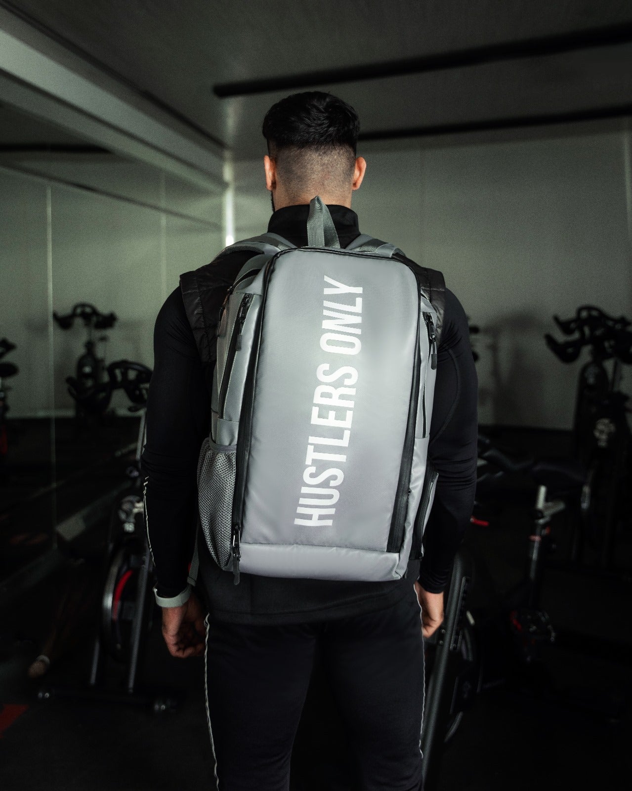 Iconic Grey Backpack | HustlersOnlyPK