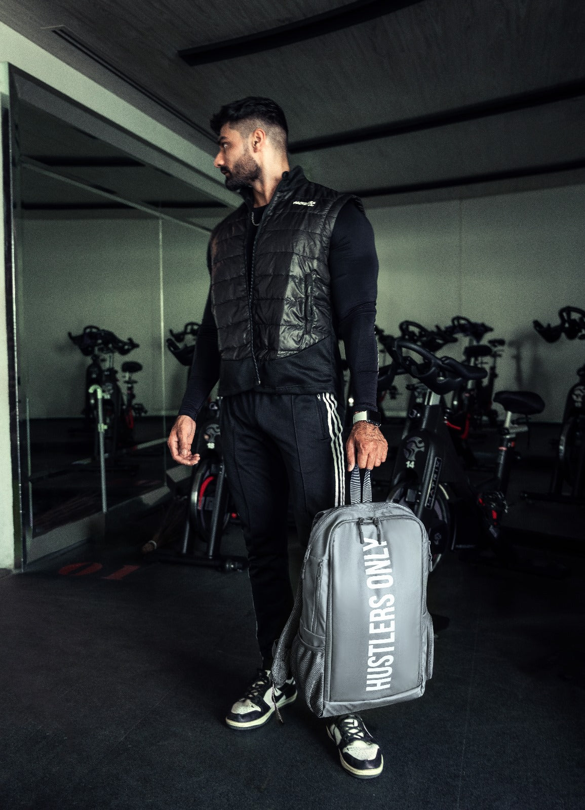 Iconic Grey Backpack | HustlersOnlyPK