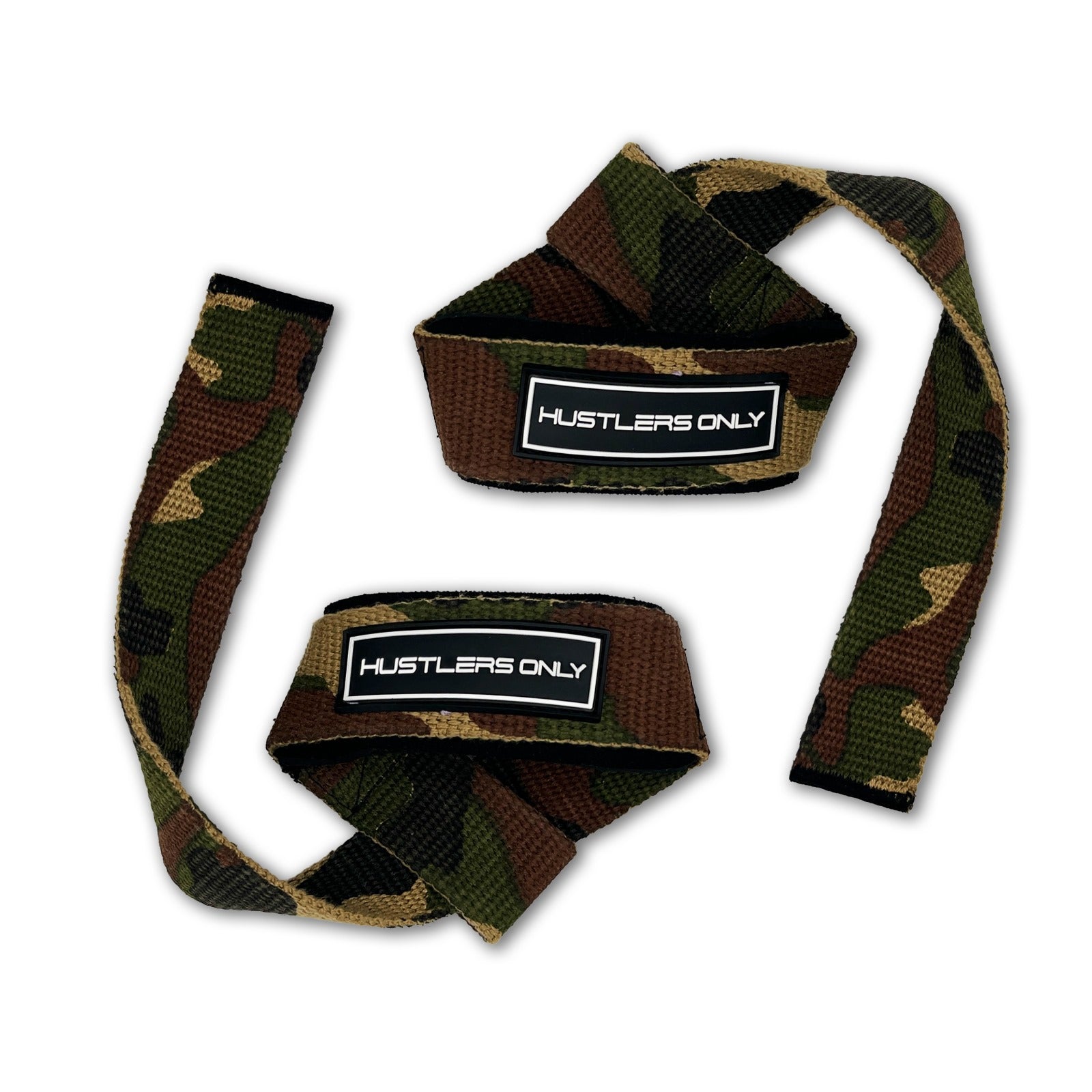 Lifting Straps - Green Camo