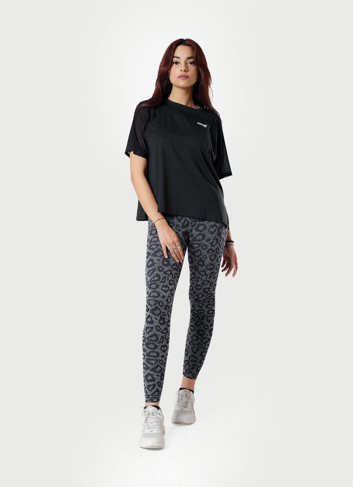 Safari Seamless Leggings Gray For Women | HustlersOnlyPK