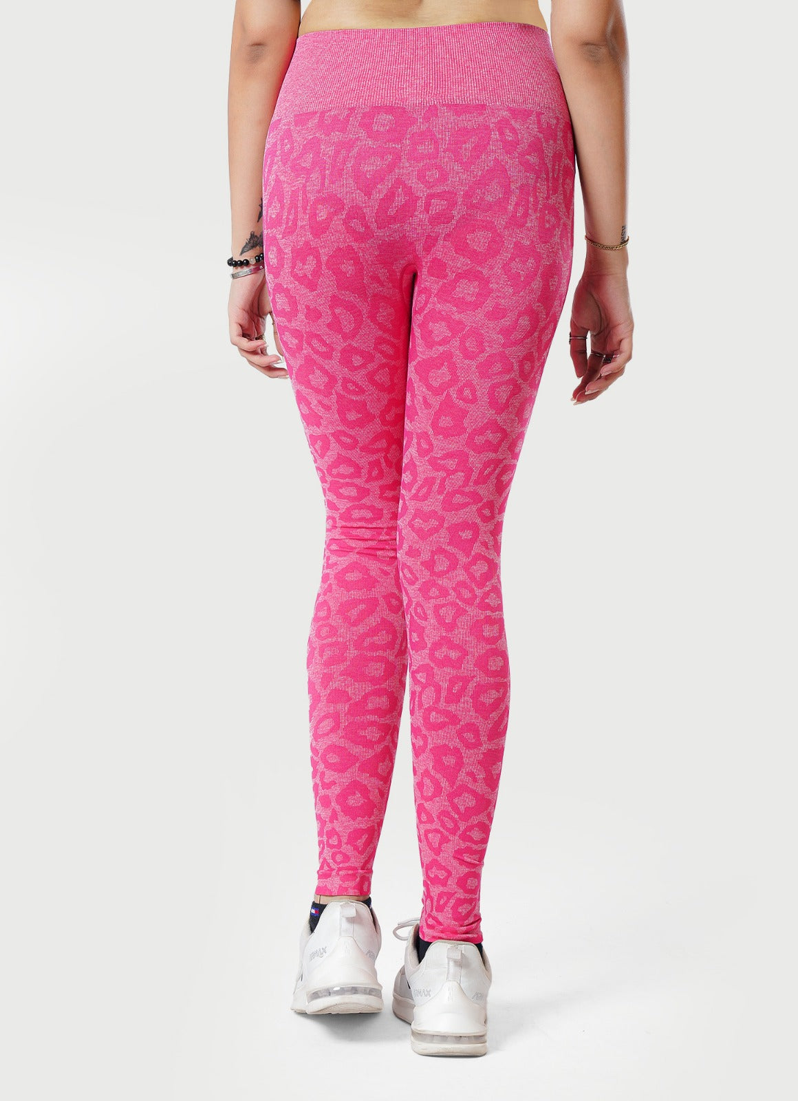 Safari Seamless Leggings Pink For Women | HustlersOnlyPK