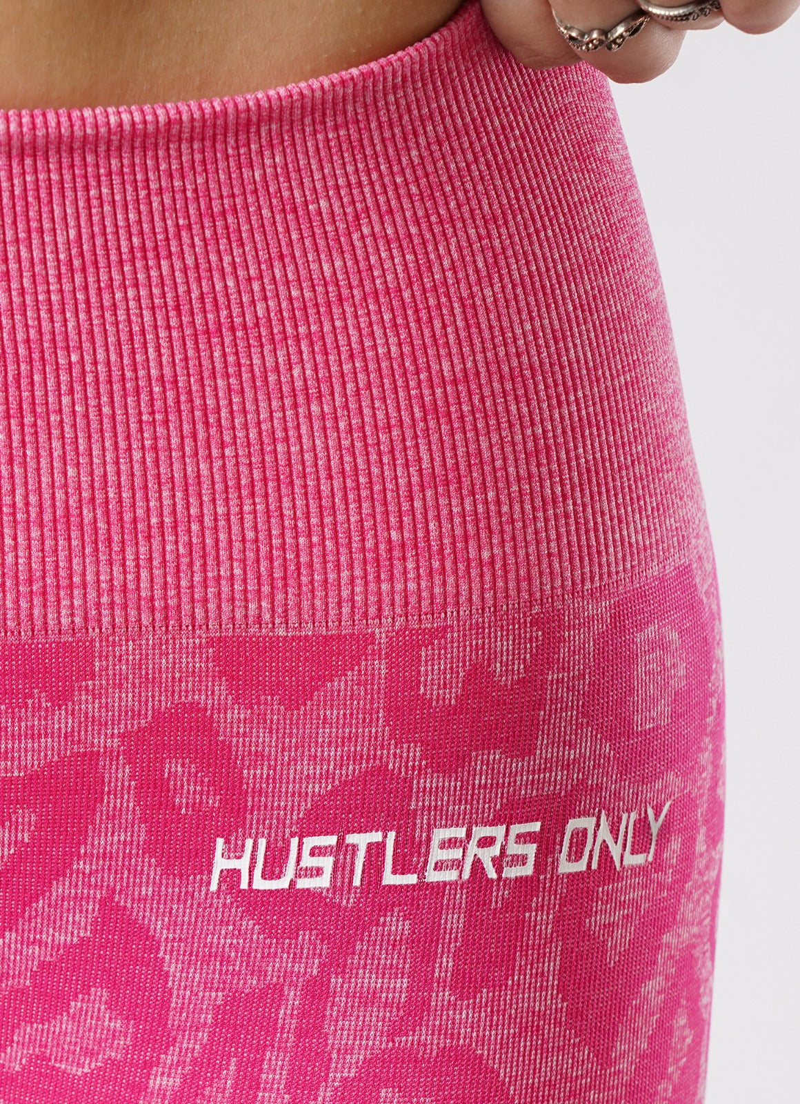 Safari Seamless Leggings Pink For Women | HustlersOnlyPK