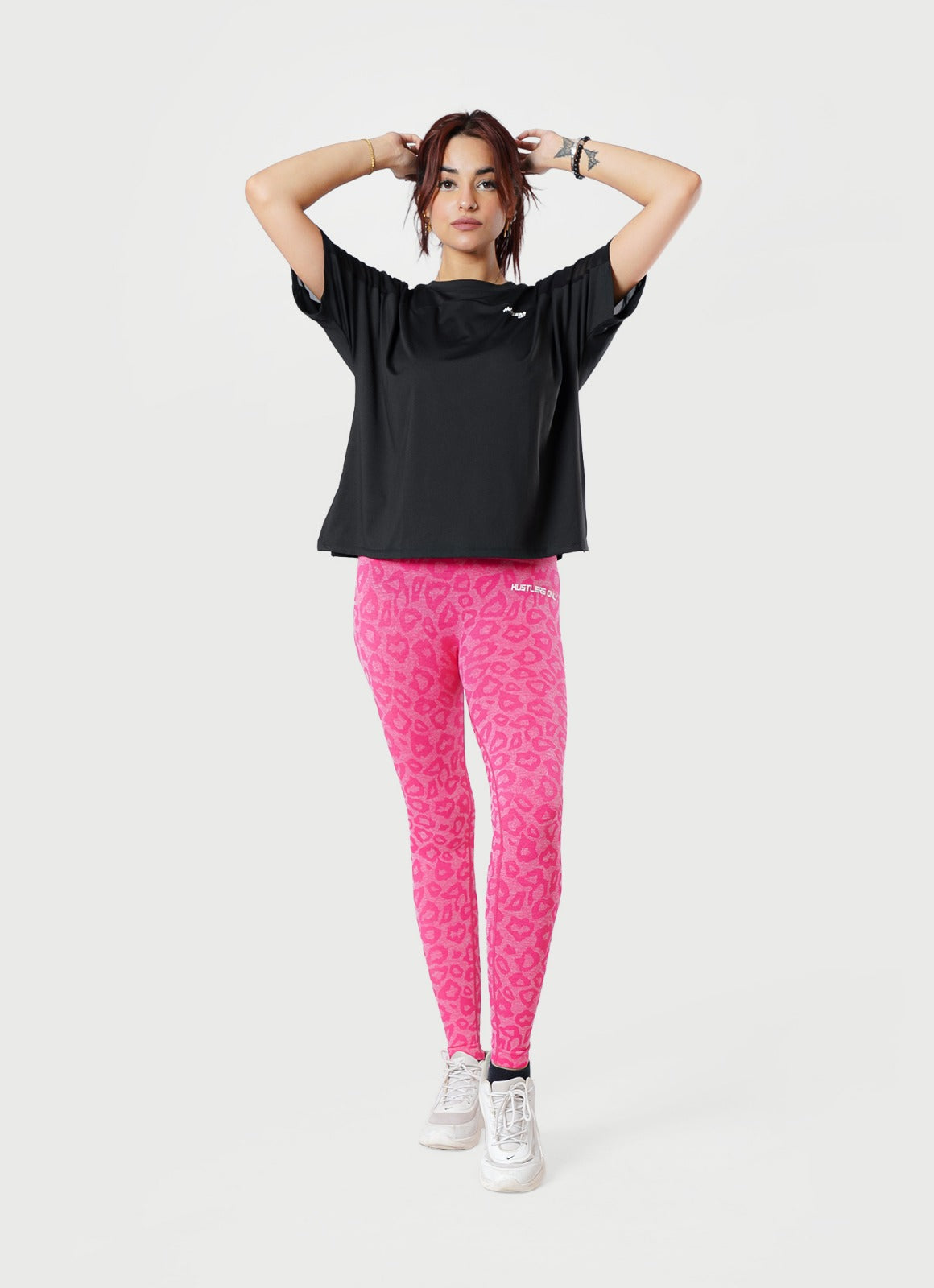 Safari Seamless Leggings Pink For Women | HustlersOnlyPK