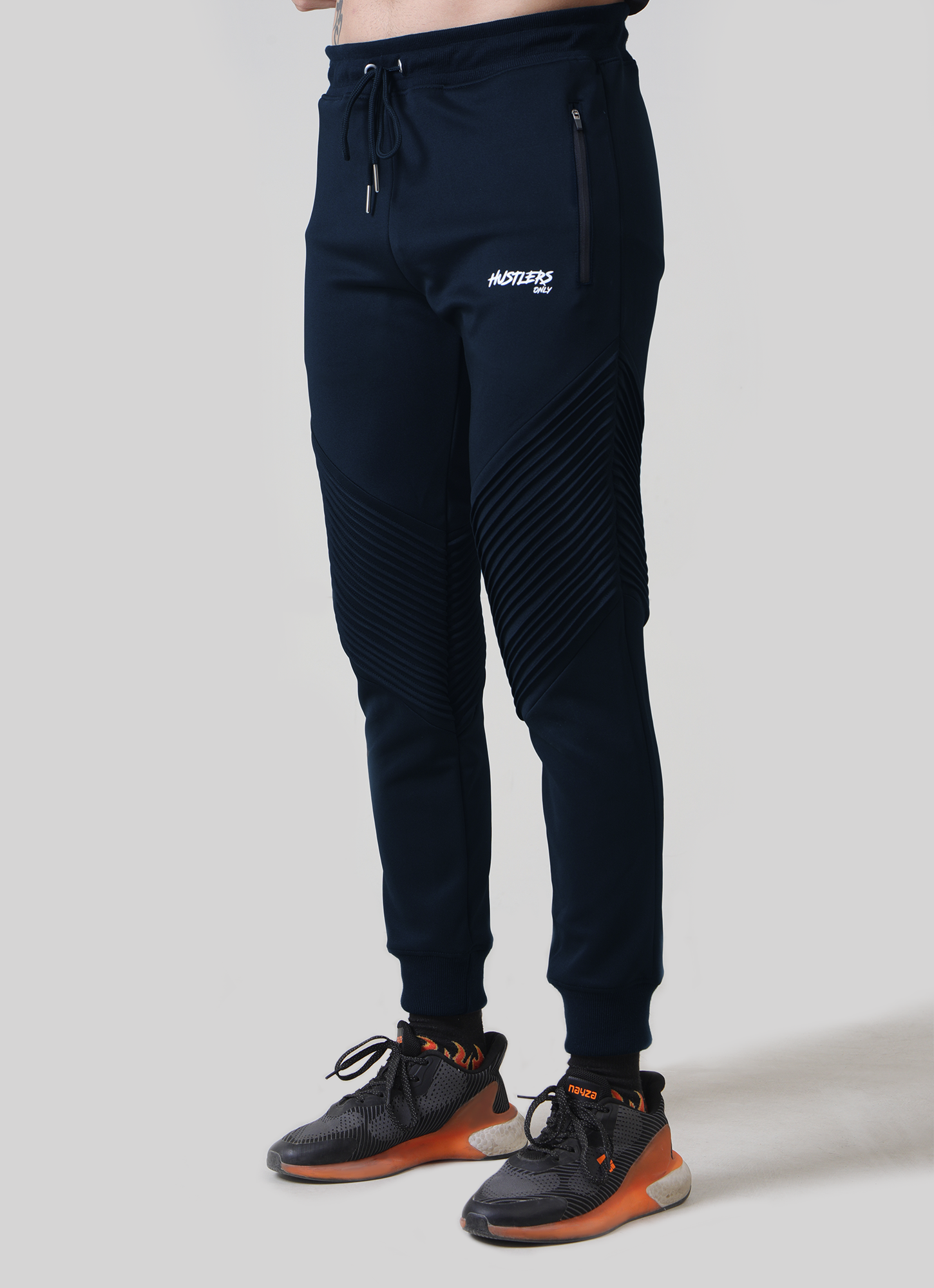 Scorpion Ribbed Trousers Navy for Mens | HustlersOnlyPK