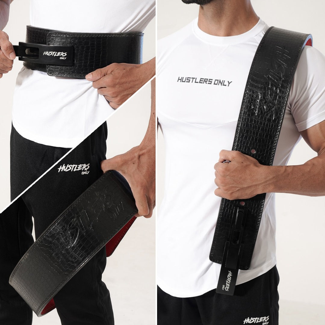 Snake Skin Weightlifting Lever Belt For Workout | HustlersOnlyPK