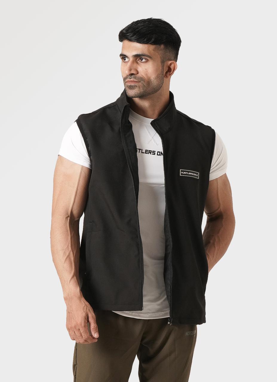 Utility Combat Black Vest for Mens | HustlersOnlyPK