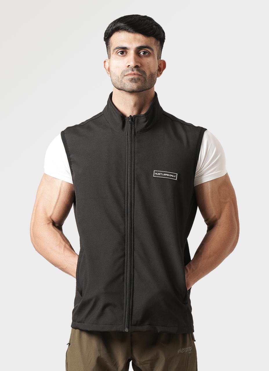 Utility Combat Vest Black for Mens | HustlersOnlyPK