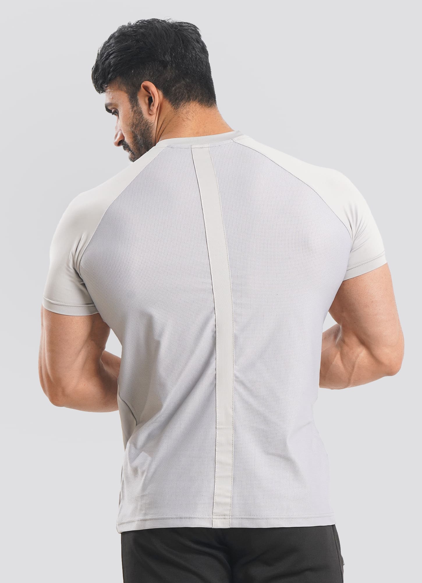 Utility Mesh Back Gray T-shirt For Men | HustlersOnlyPK
