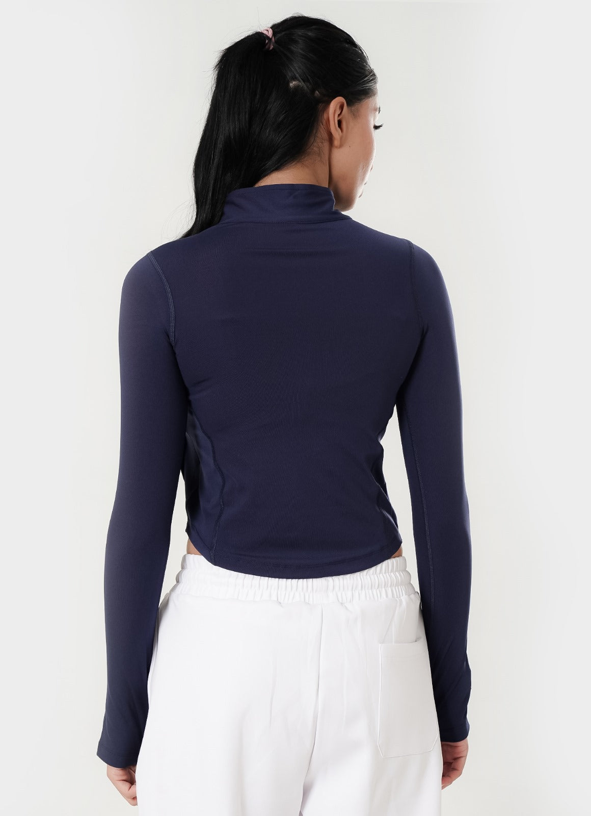 Stamina Zipper Top - Navy