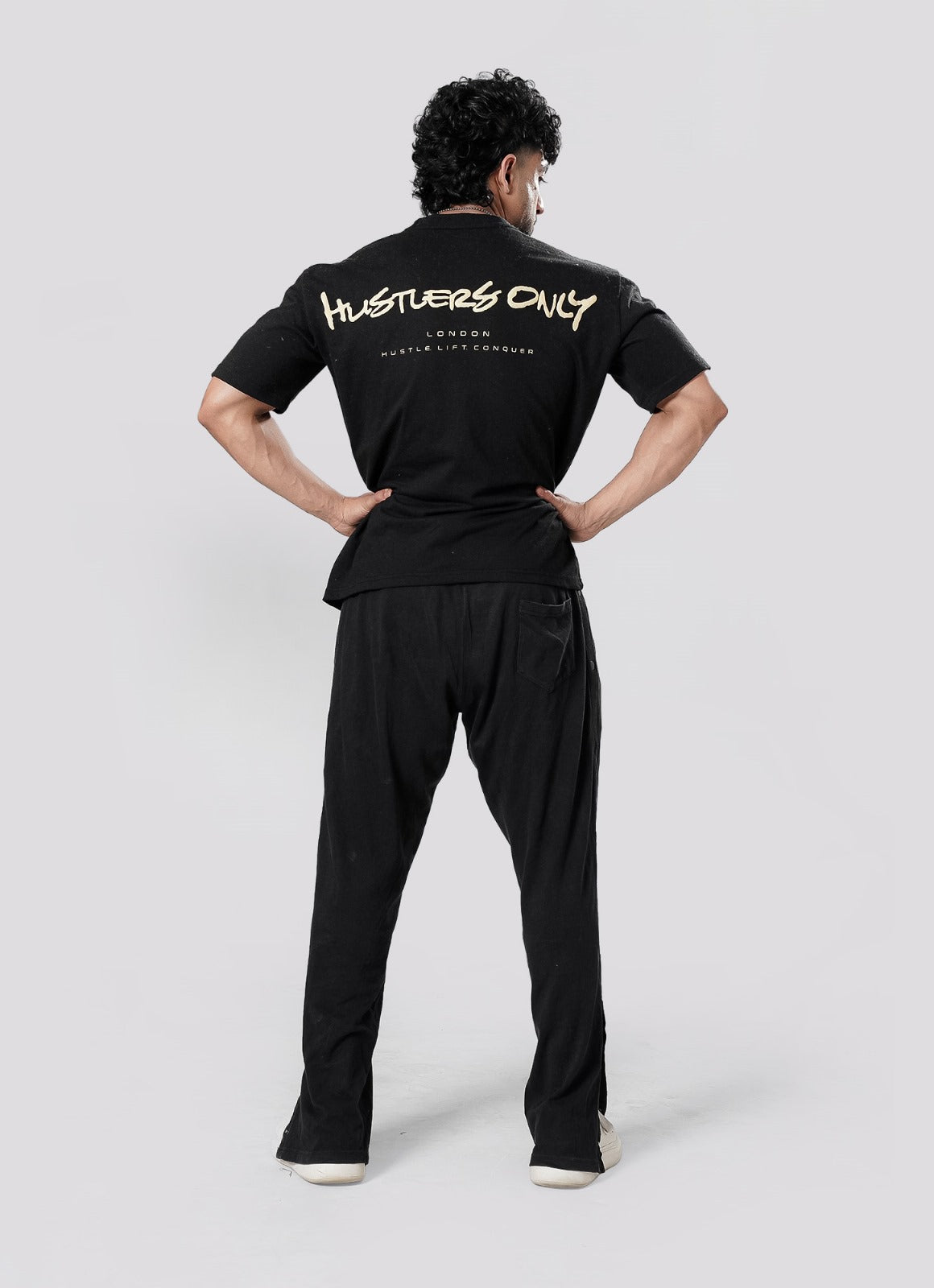 Graffiti Oversized T-Shirt - Black