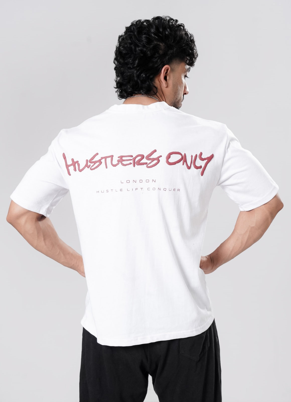 Graffiti Oversized T-Shirt - White | HUSTLERS ONLY – HUSTLERS ONLY PK