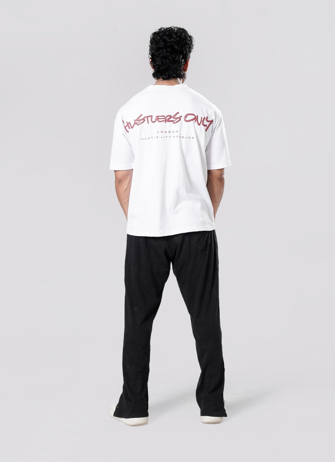 Graffiti Oversized T-Shirt - White