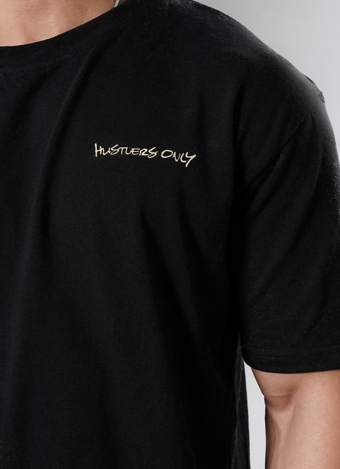 Graffiti Oversized T-Shirt - Black