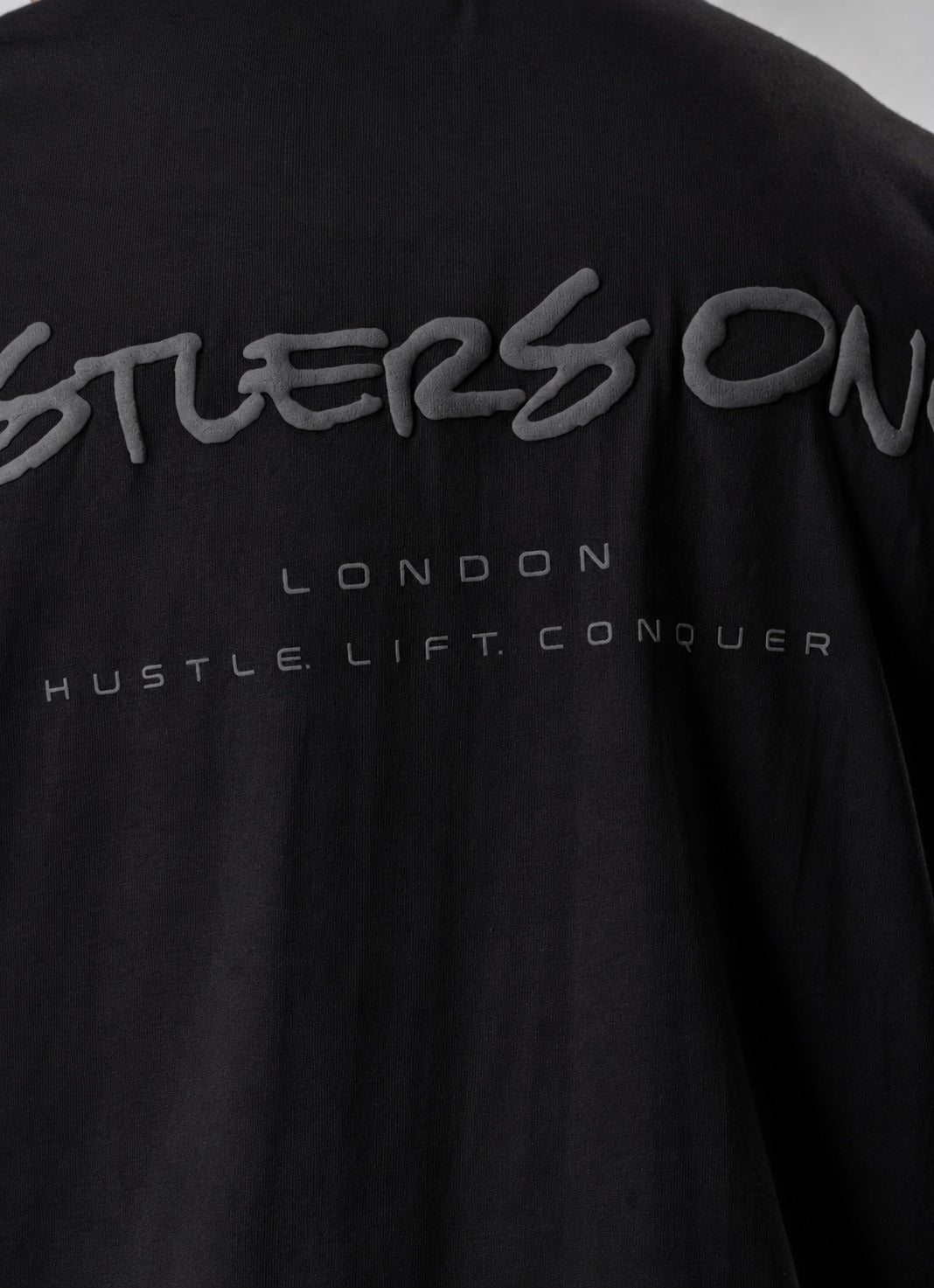 Graffiti Oversized T-Shirt - Blackout