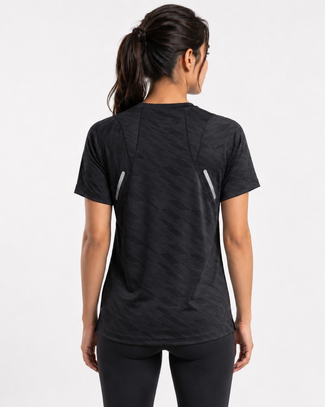 Hybrid Running T-Shirt - Black.