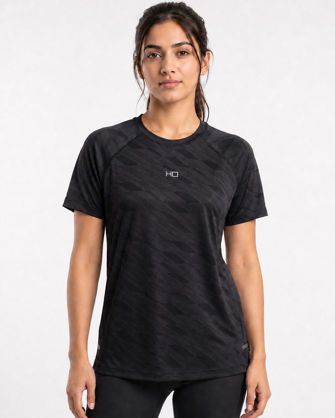 Hybrid Running T-Shirt - Black.