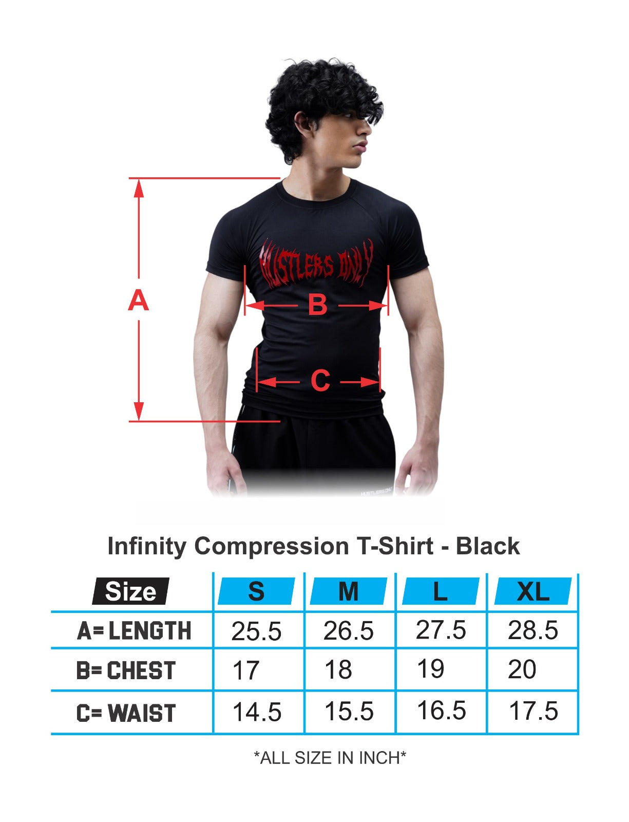 Infinity Compression T-Shirt - Black