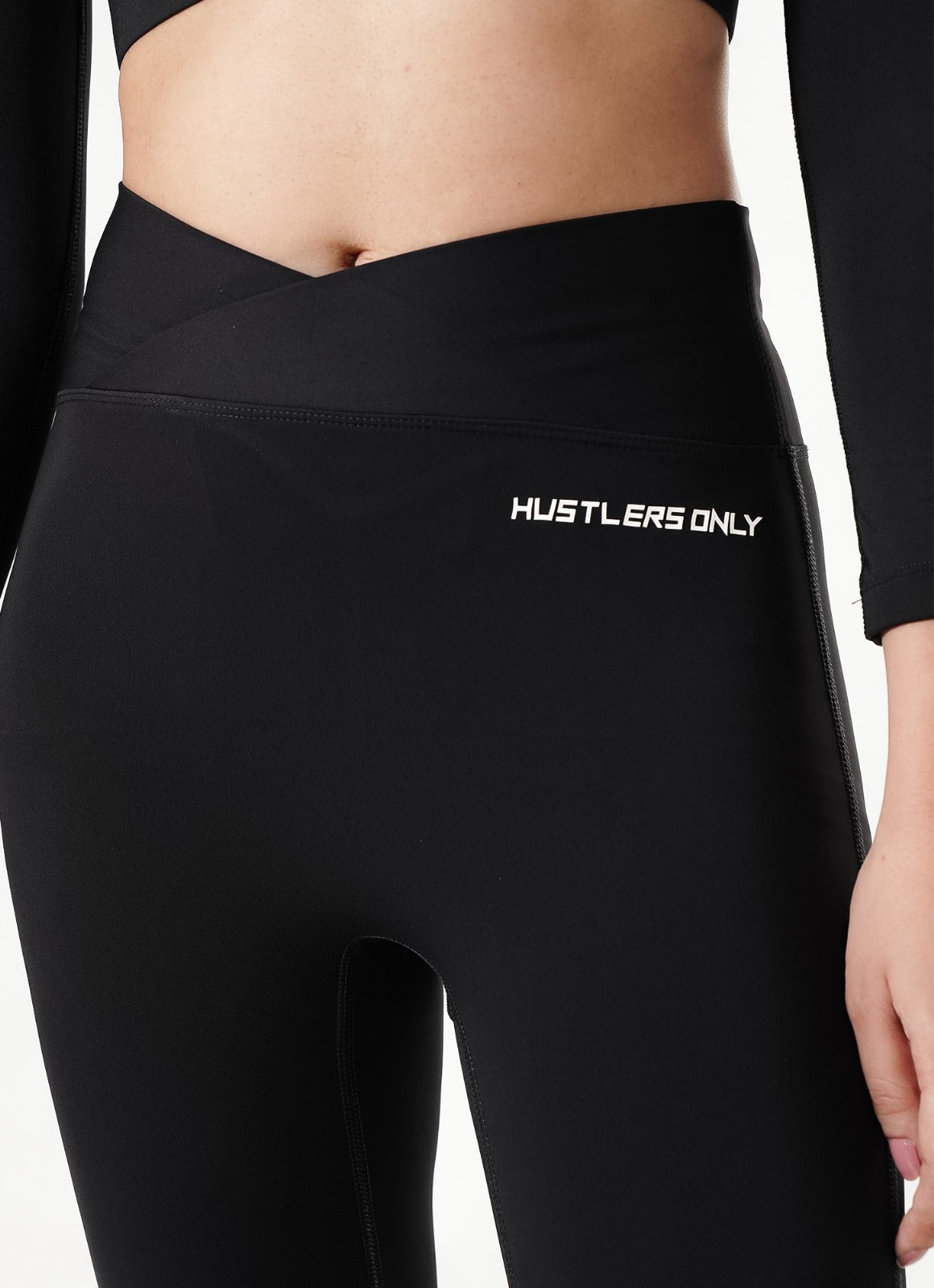 Crossover Leggings - Black