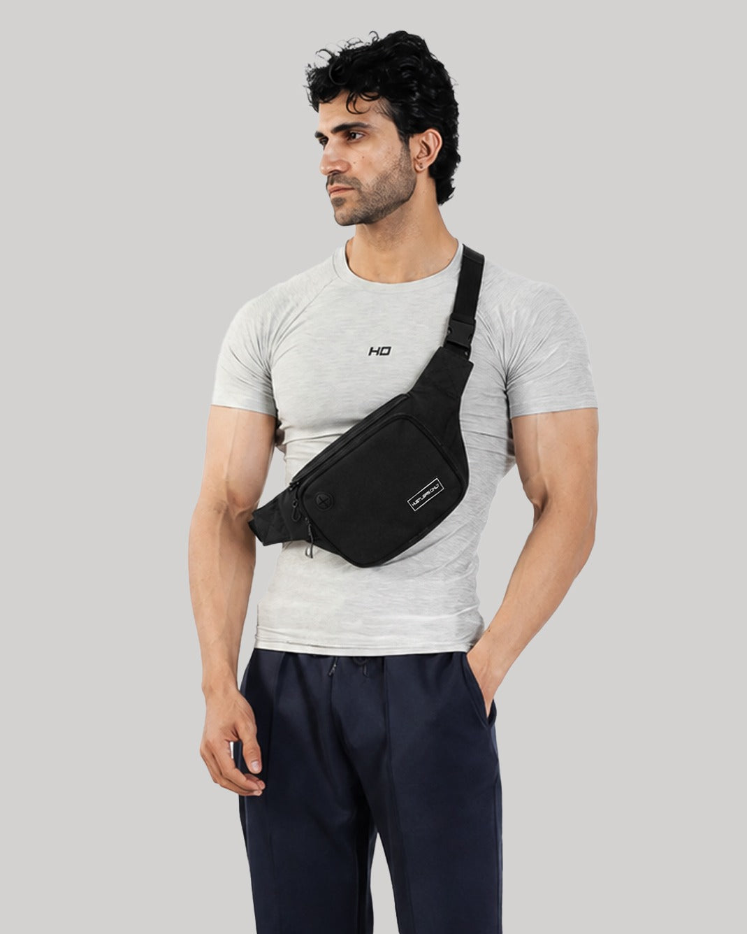 Crossbody Utility Bag - Black