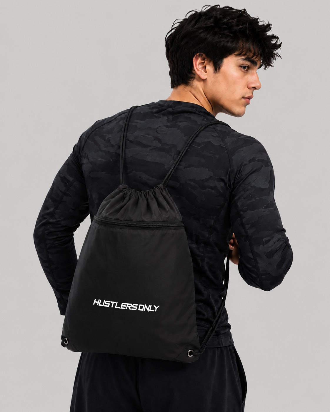 Drawstring Bag - Black