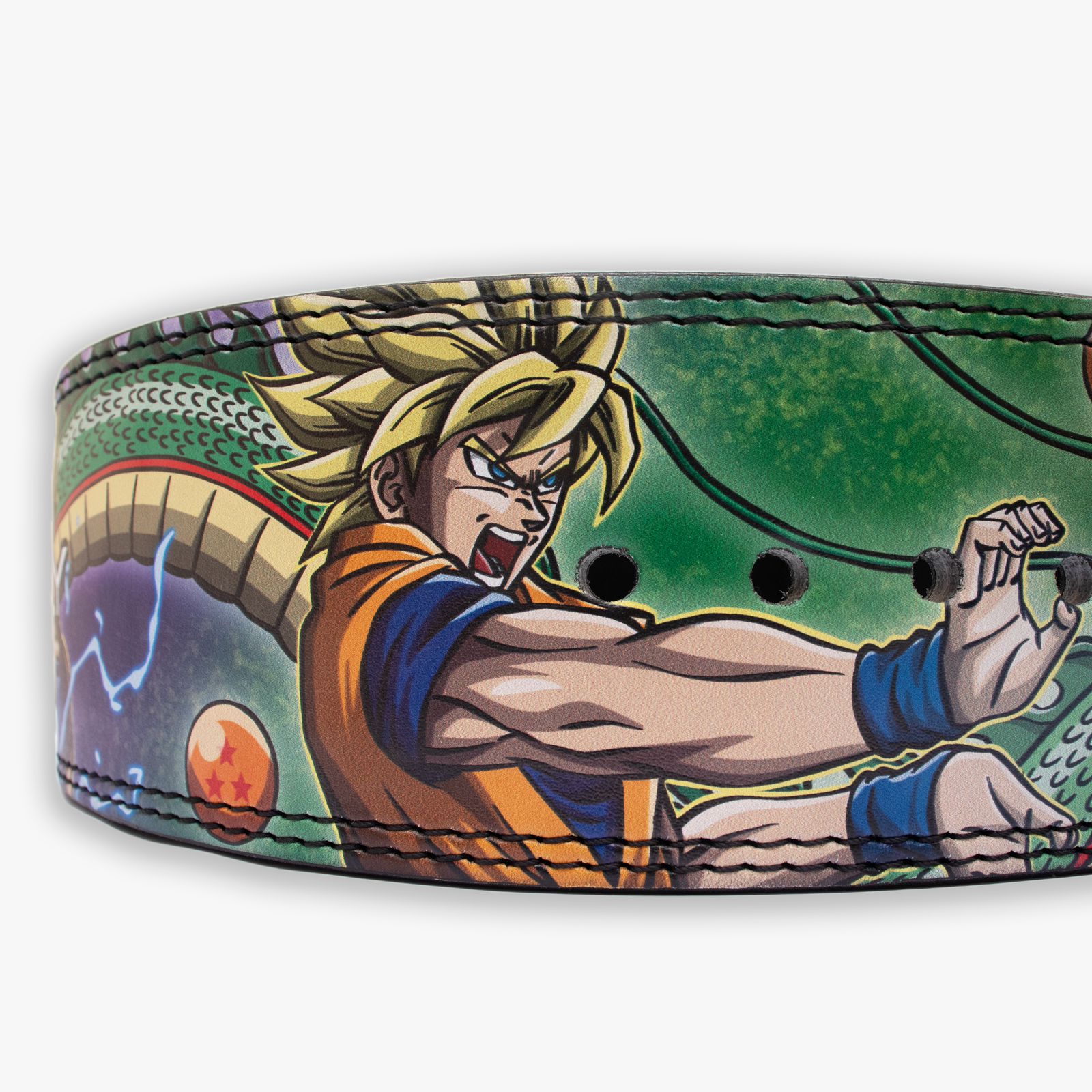 Dragon Ball Z Power Belt 10mm Leather Weightlifting Gear | Hustlers Only PK