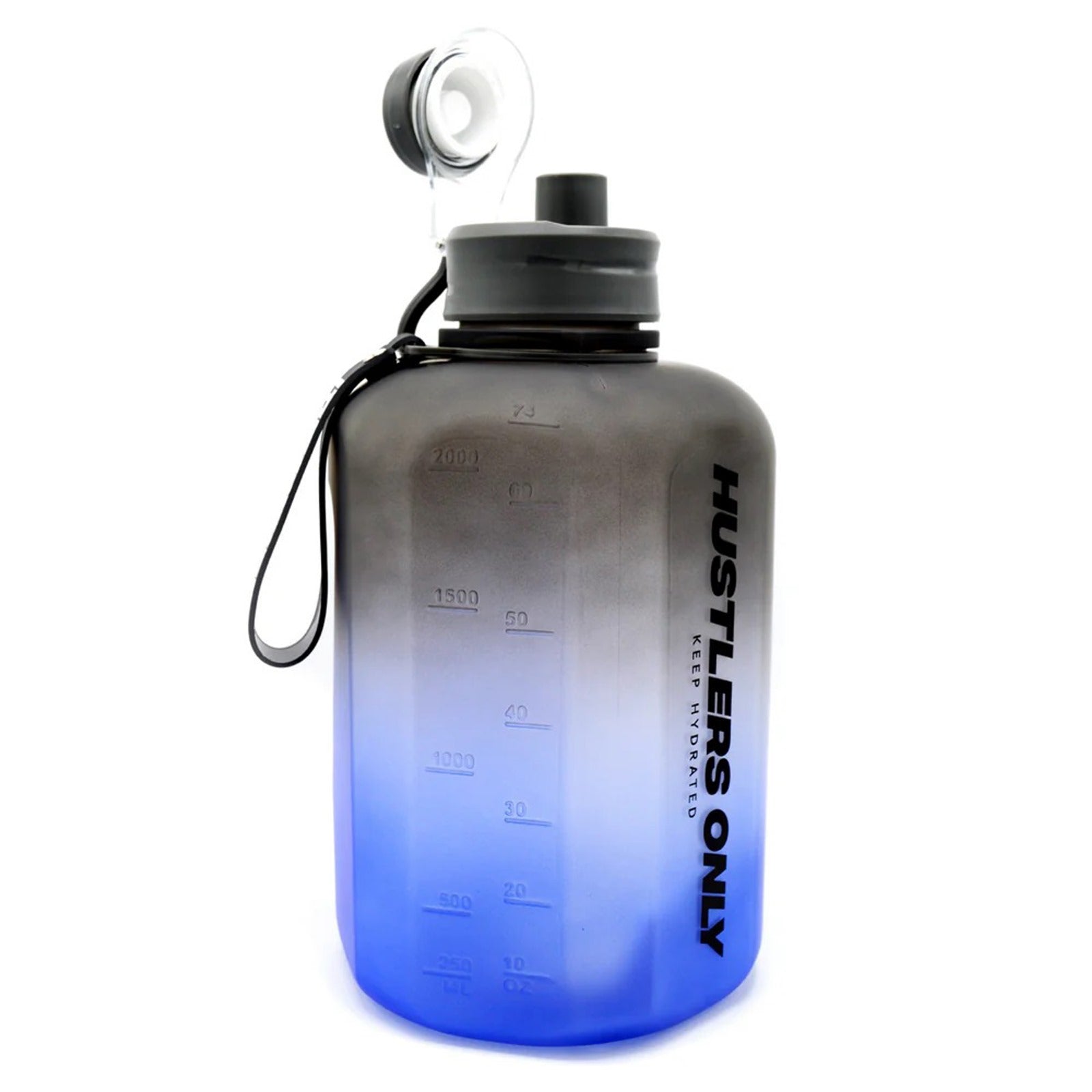Eco-Friendly Gradient Water Bottle with Straw and Nylon Strap | Hustlers Only PK