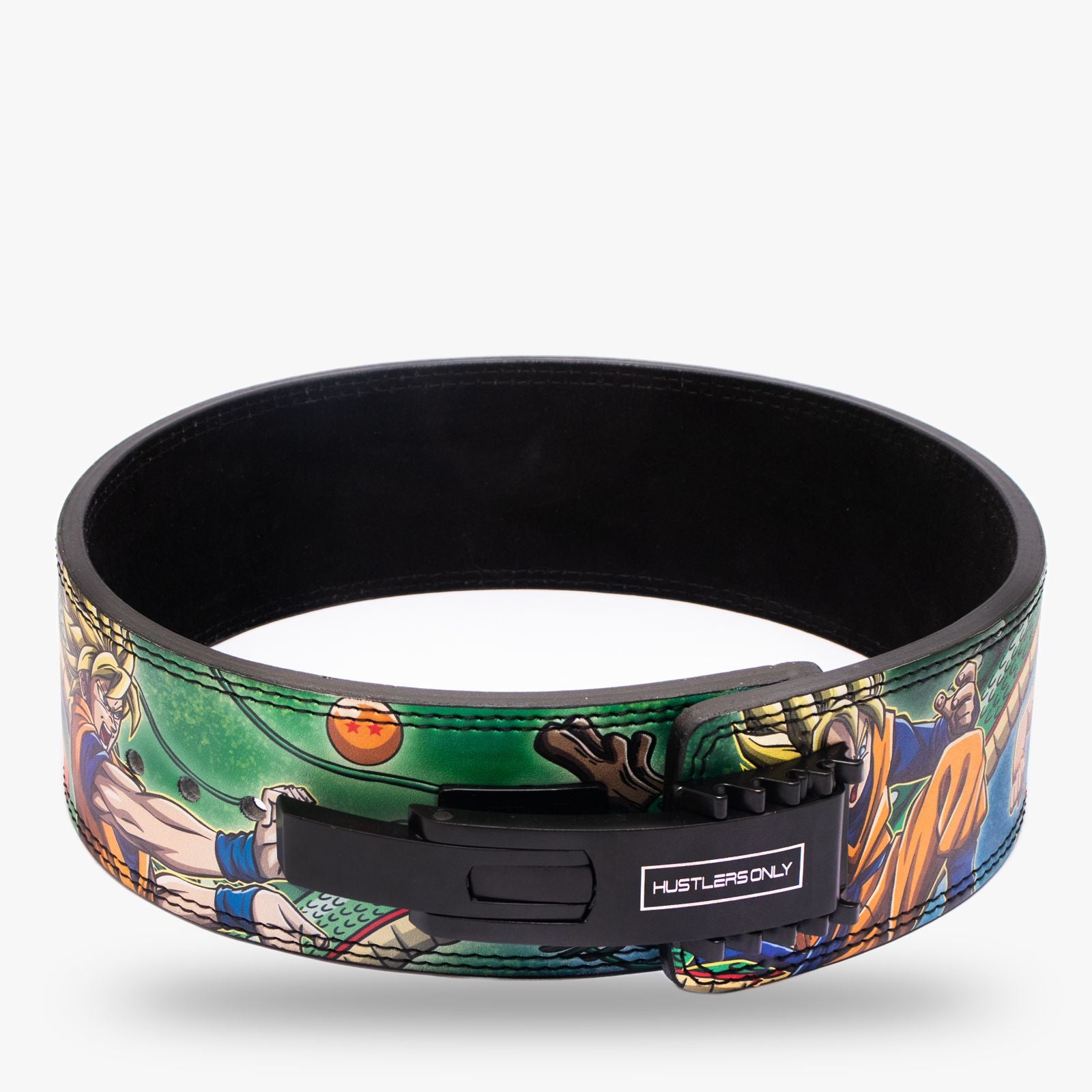 Handcrafted Anime Lever Belt with Goku Design Premium Quality | Hustlers Only PK