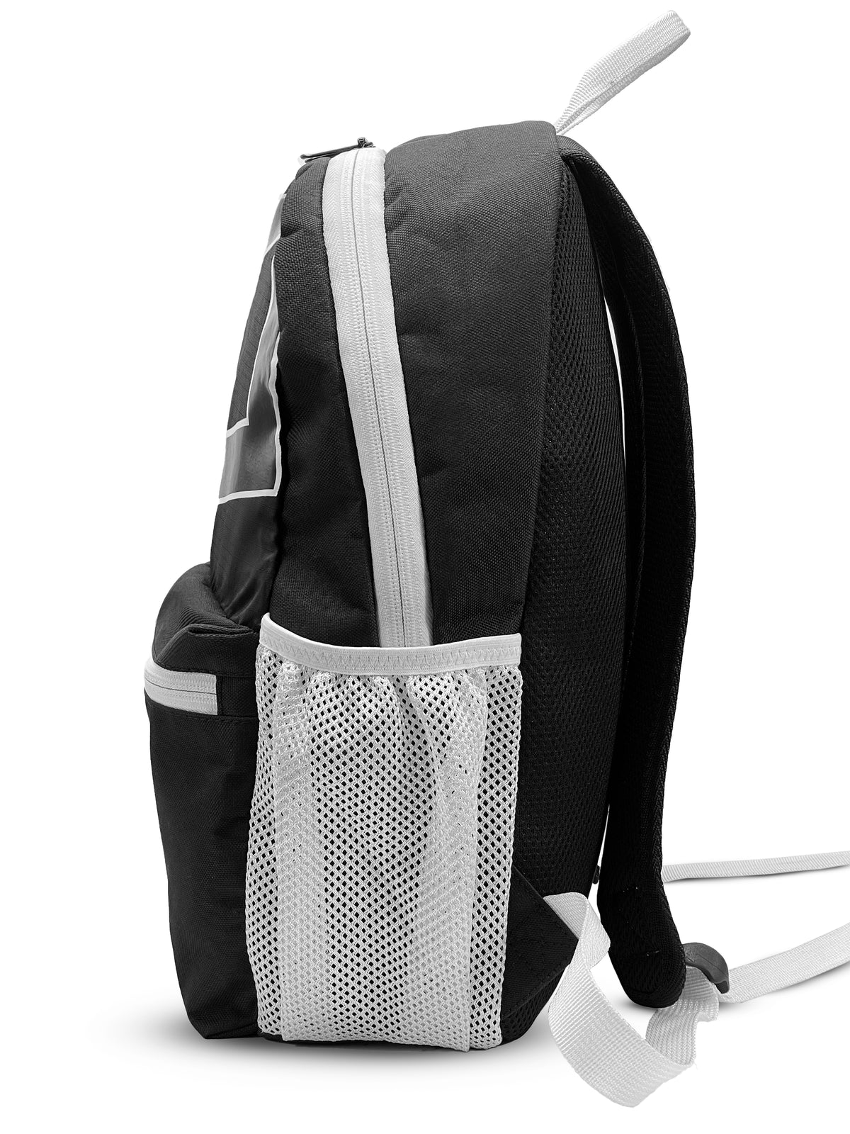 Lightweight Hustlers Only black backpack designed for gym sessions, commuting and travel