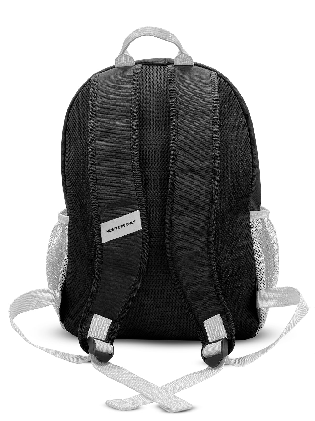 Compact black mini backpack with multiple storage pockets for daily use in Pakistan