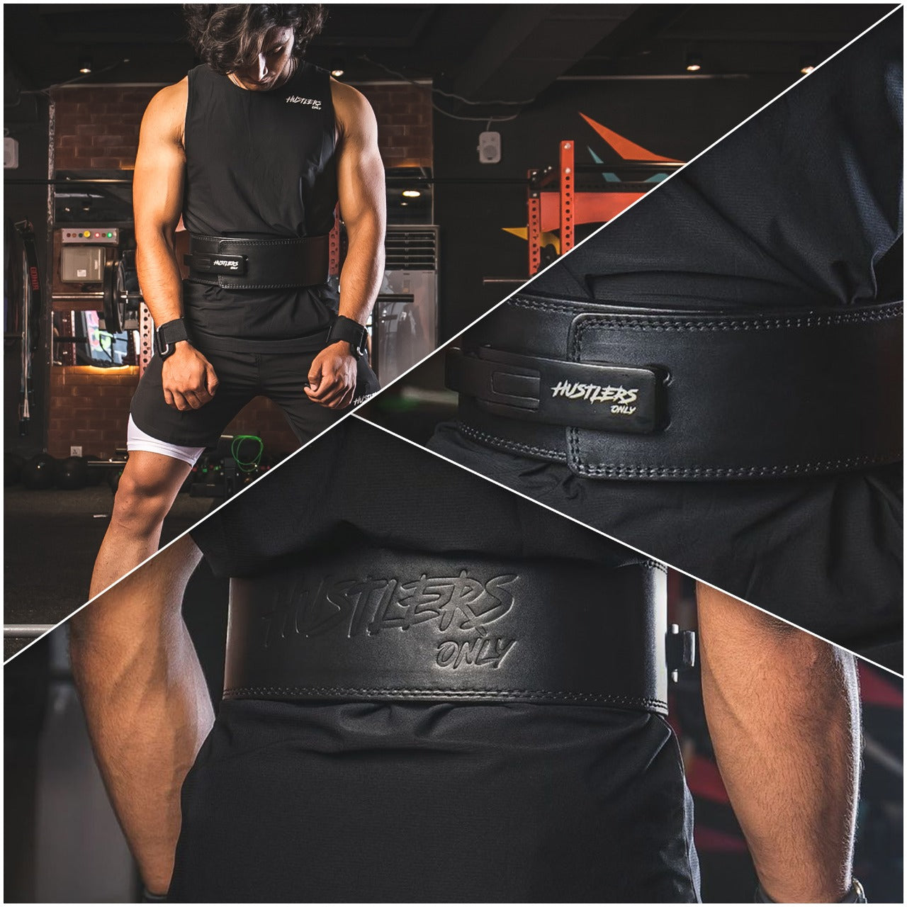 13mm Black Premium Weightlifting Lever Belt For Workout | HustlersOnlyPK