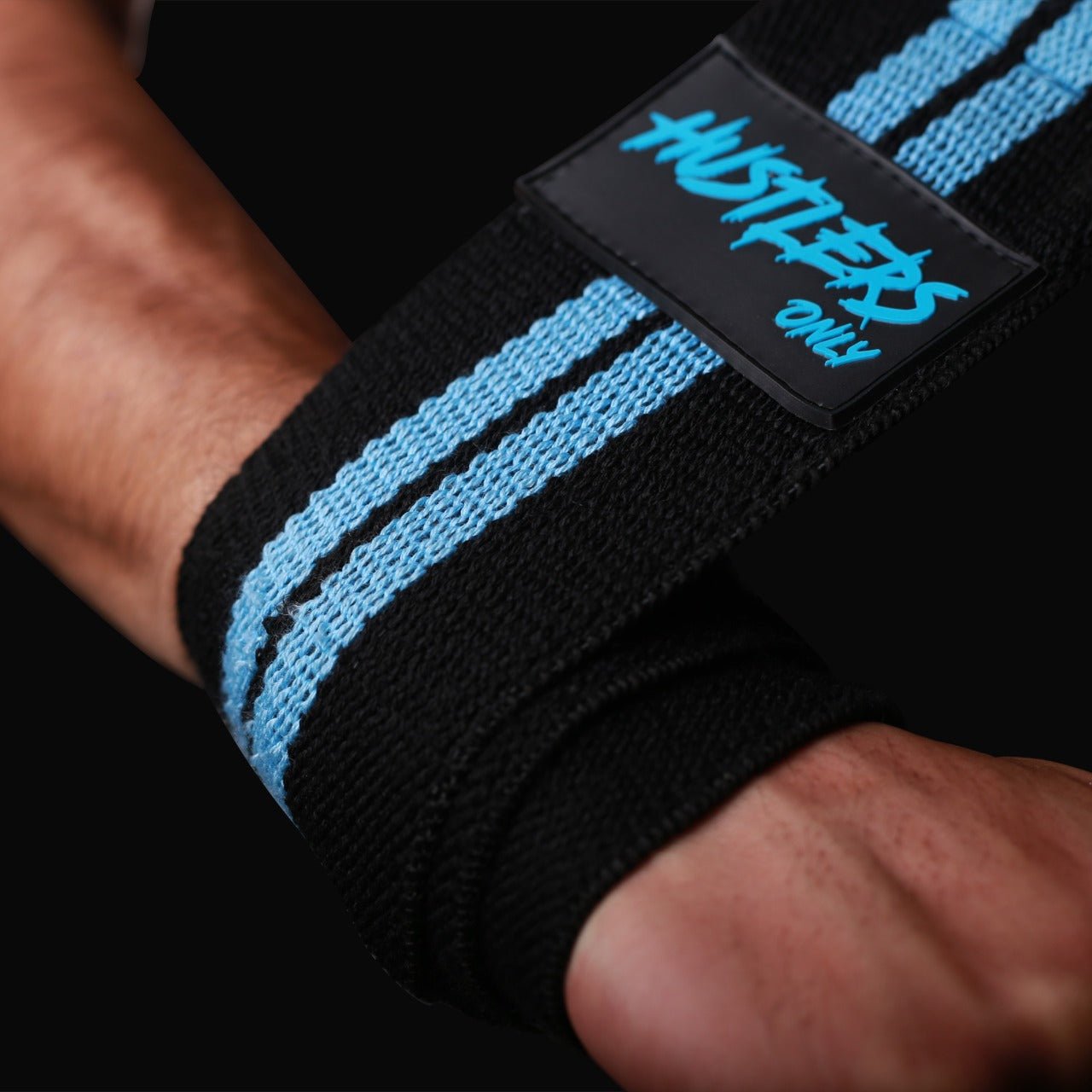 Blue Stripes Wrist Wraps For Gym | HustlersOnlyPK