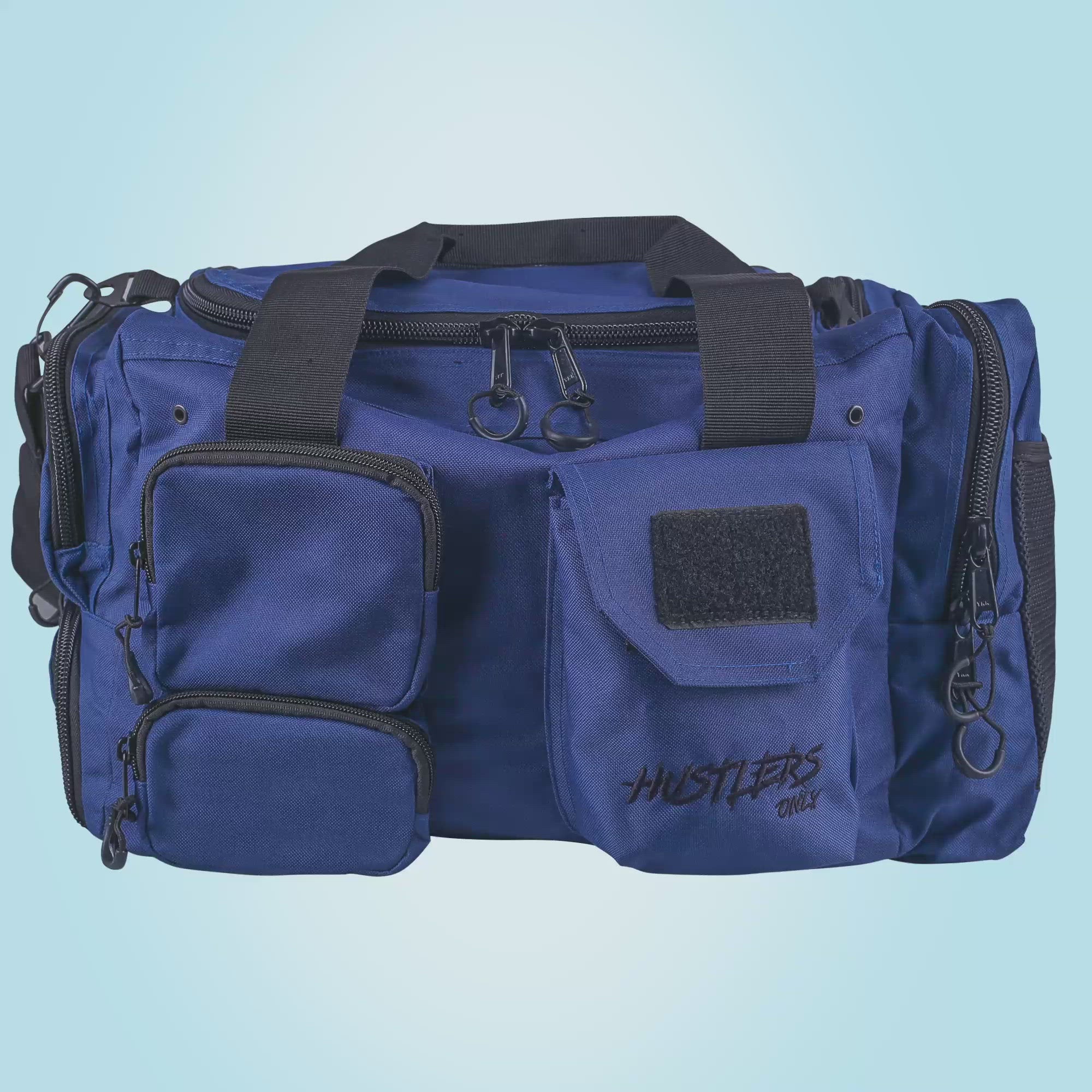 Blue  Gym Duffel Bag | HustlersOnlyPK